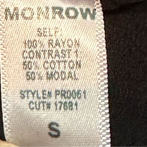 MONROW Women’s Black Button Tank Jumpsuit sz S - Picture 8 of 9